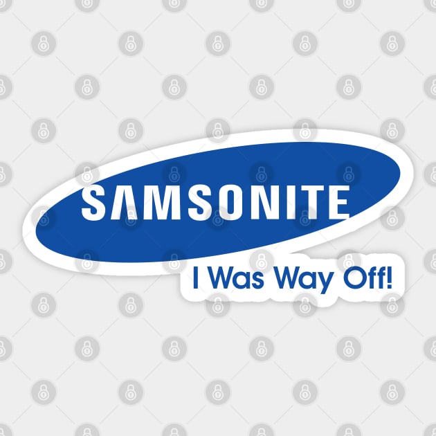 Samsonite Sticker by Moysche